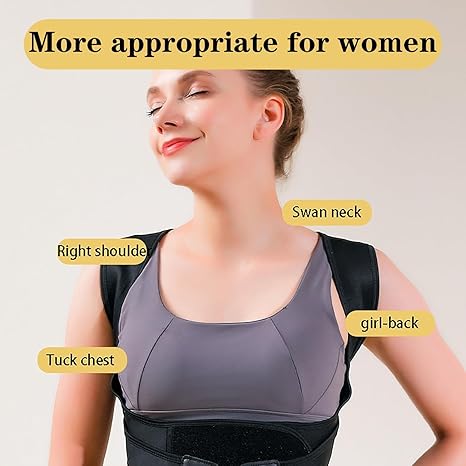 Magnetic Posture Corrector Belt – Back Pain Relief & Spine Support (Adjustable Size)