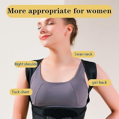 Magnetic Posture Corrector Belt – Back Pain Relief & Spine Support (Adjustable Size)