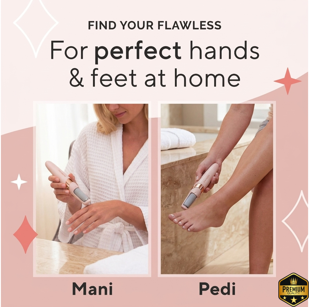 Electric Foot File – Instant Callus Remover for Soft & Smooth Feet