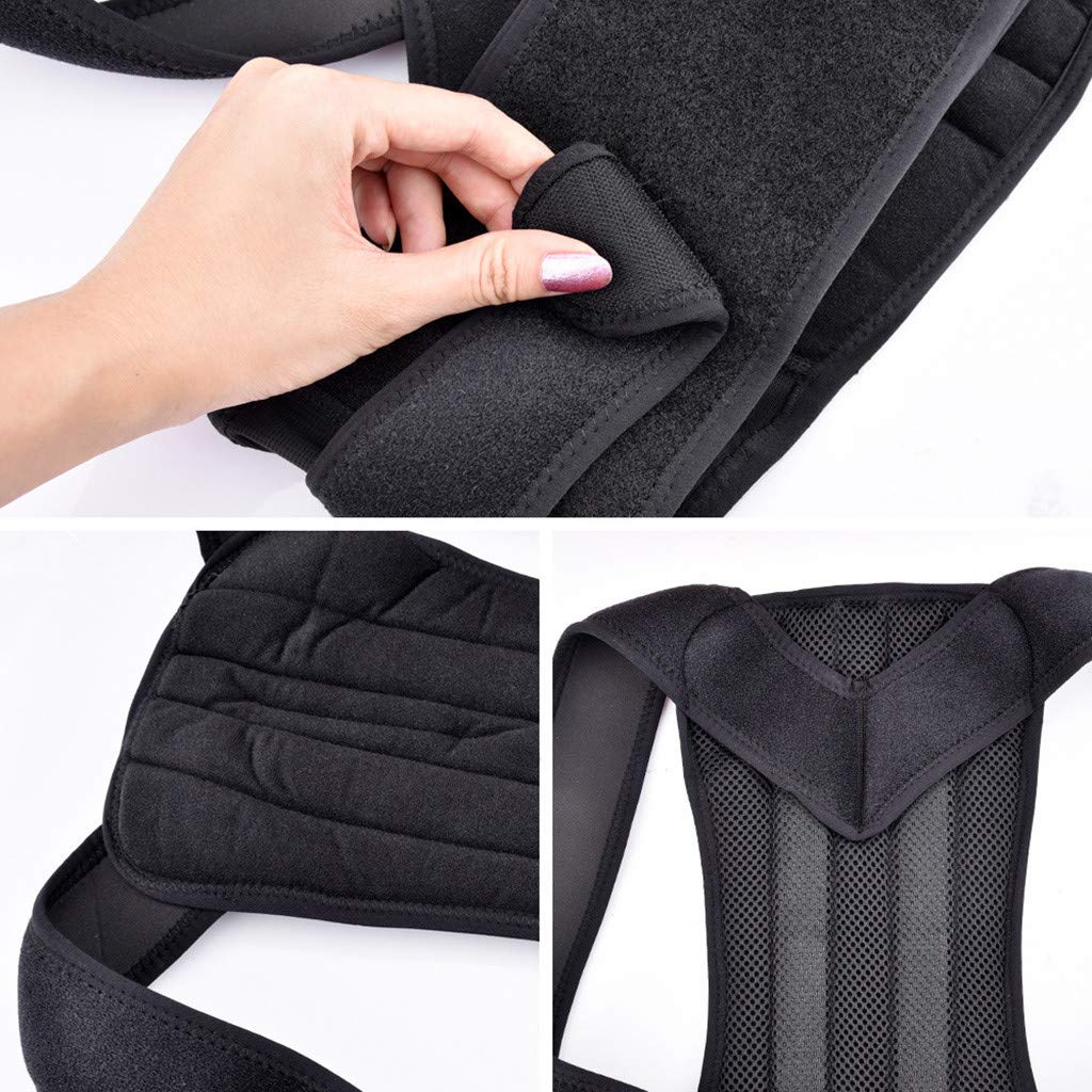 Magnetic Posture Corrector Belt – Back Pain Relief & Spine Support (Adjustable Size)