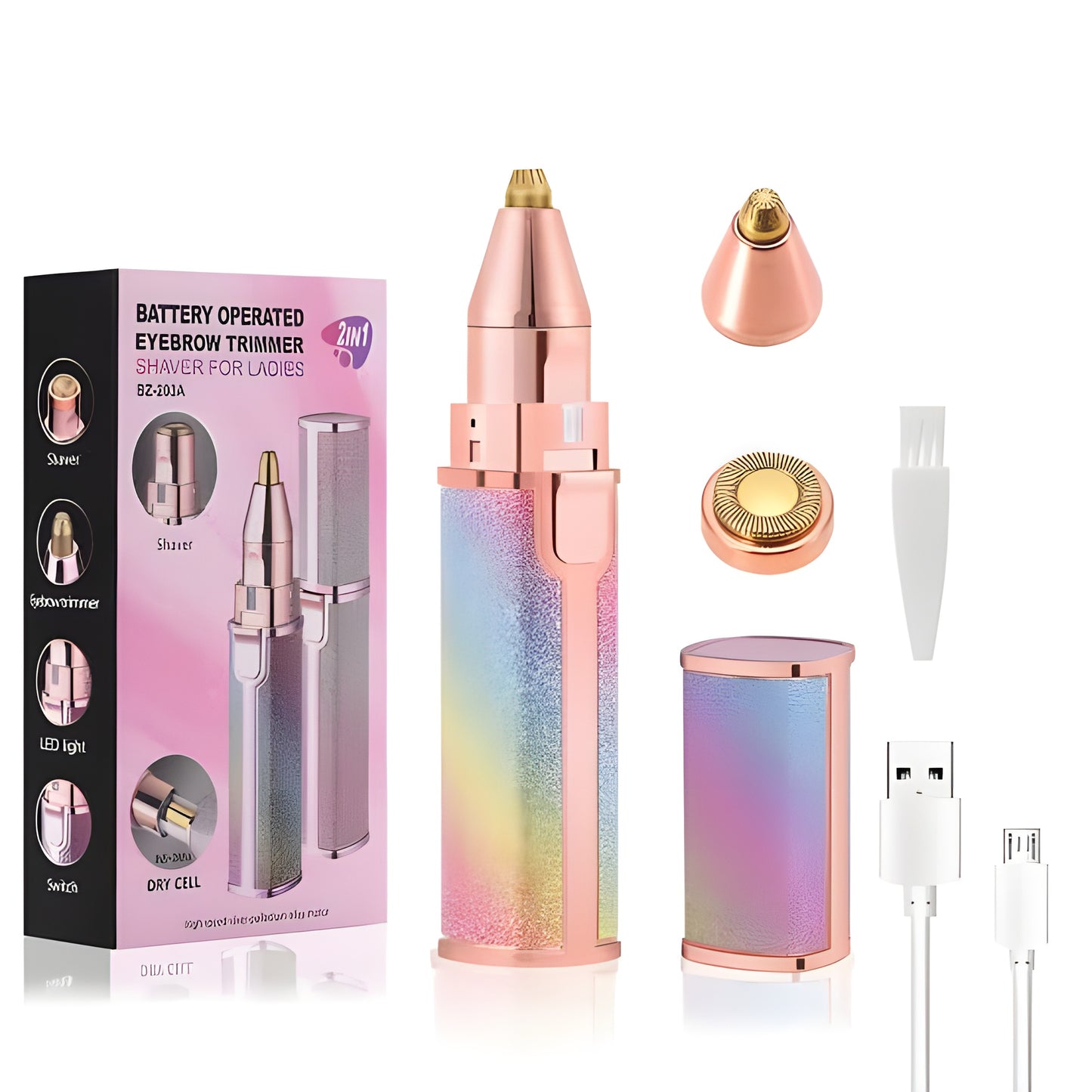 Instant Hair Remover For Women – USB Rechargeable Trimmer