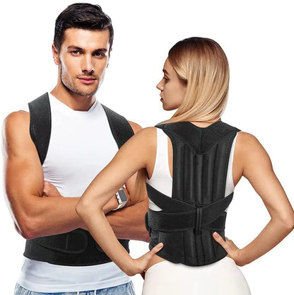 Magnetic Posture Corrector Belt – Back Pain Relief & Spine Support (Adjustable Size)